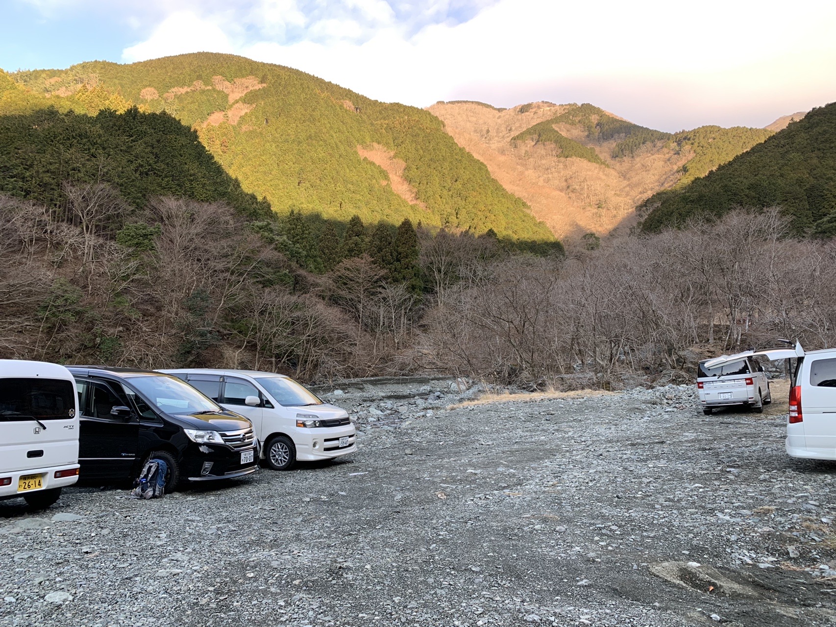 戸沢出合駐車場からの塔ノ岳 02 19 Ary Peakさんの丹沢山の活動データ Yamap ヤマップ