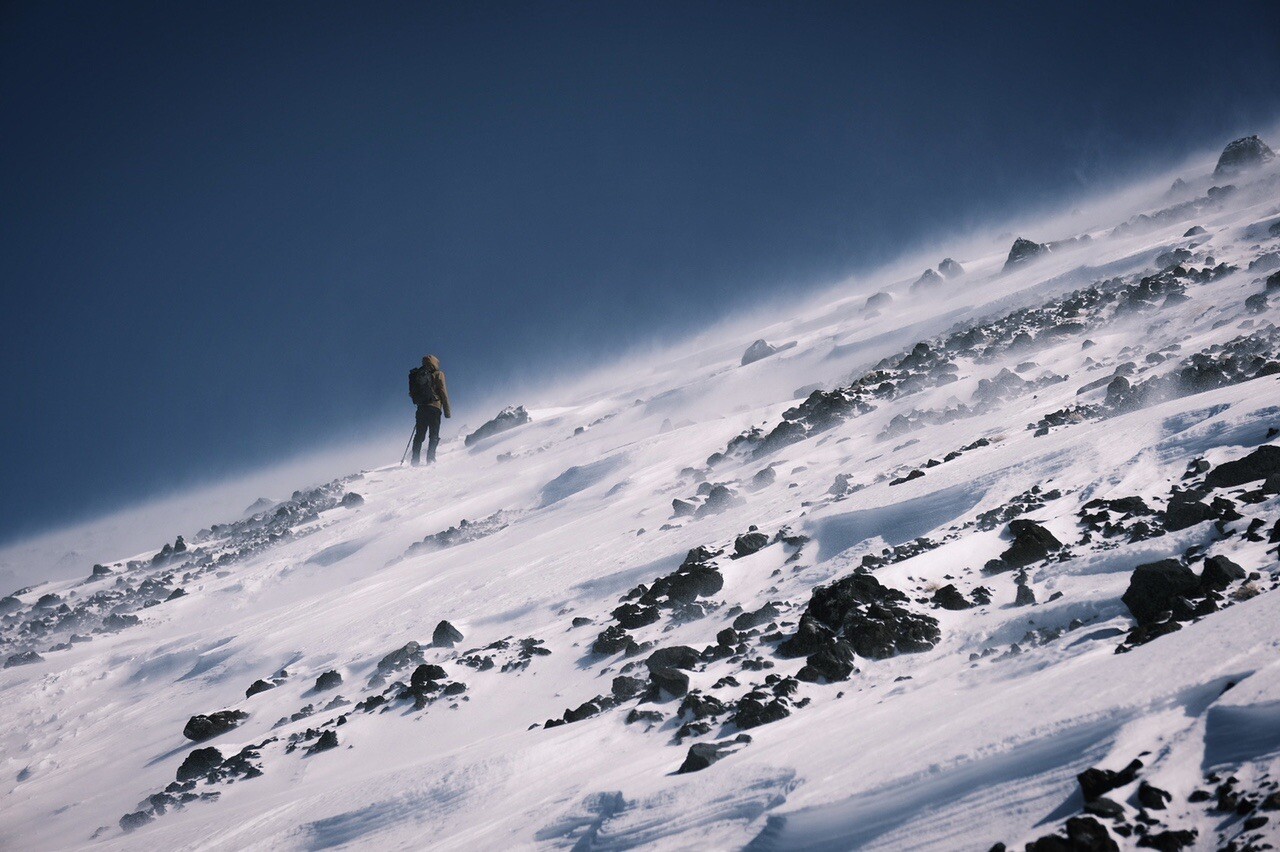 風速30mの世界 浅間山 前掛山 へ ニシハタさんの浅間山 黒斑山 篭ノ登山の活動データ Yamap ヤマップ