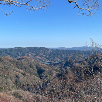 山頂より竜神大吊橋