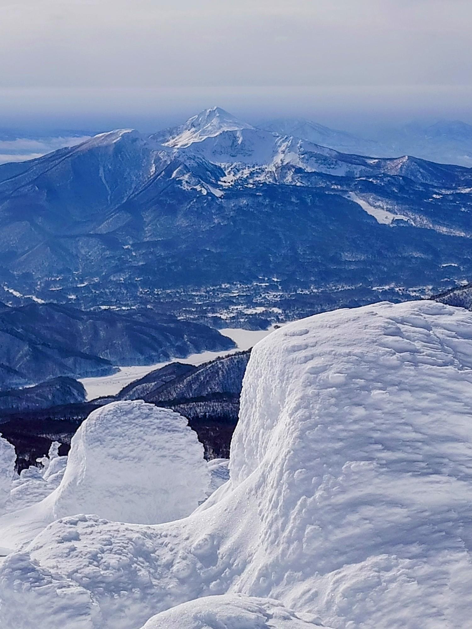 ロープウェイ終点から西大巓-西吾妻山の地図・登山ルート・登山口情報