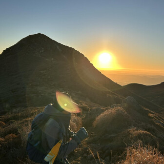 力強い朝日☀️