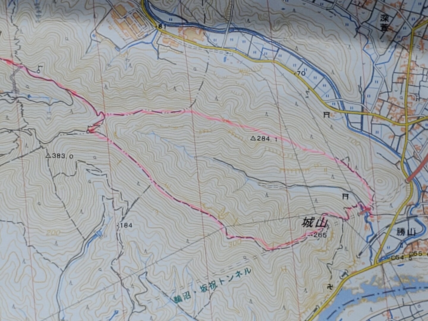 猿喰城の登山口駐車場から右回りで小さく周回 各務原アルプス・八木三山20200208 / ボスさんの各務原アルプス・八木三山の活動データ
