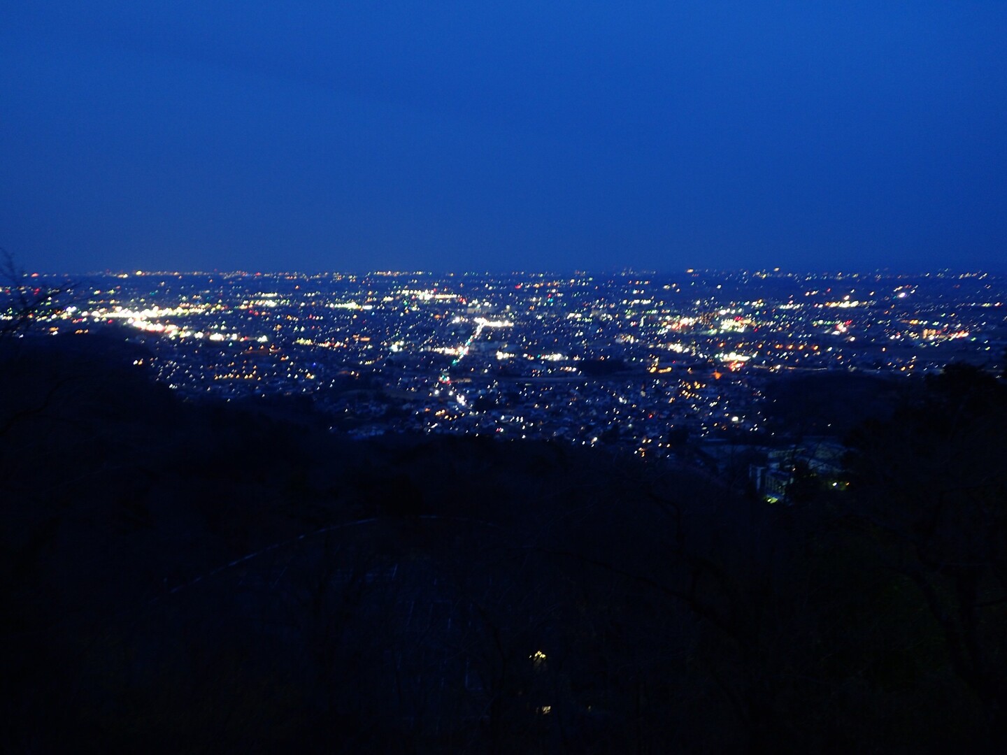 最後は 一千両の夜景 を堪能 03 01 さどっきーさんの三毳山の活動日記 Yamap ヤマップ