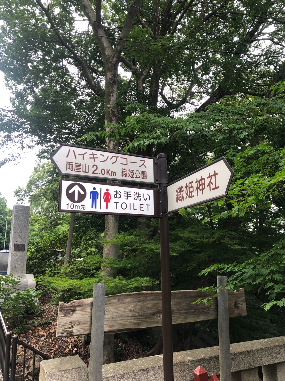 両崖山・仙人ヶ岳・石尊山 神社の脇から入ります