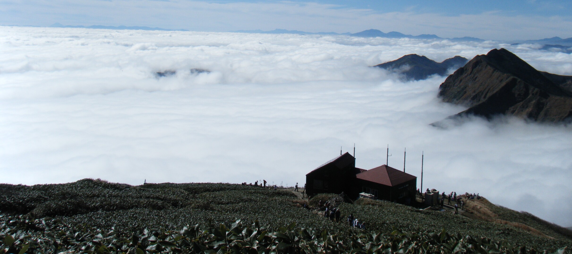 晴天を衝いて谷川岳へ 谷川岳 七ツ小屋山 大源太山の写真1枚目 10年の写真 谷川岳の雲海 トマの耳 Yamap ヤマップ