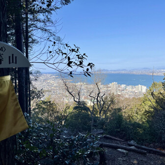 大文字山・如意ヶ嶽・稲荷山 長等山山頂。びわ湖ビューが美しい！