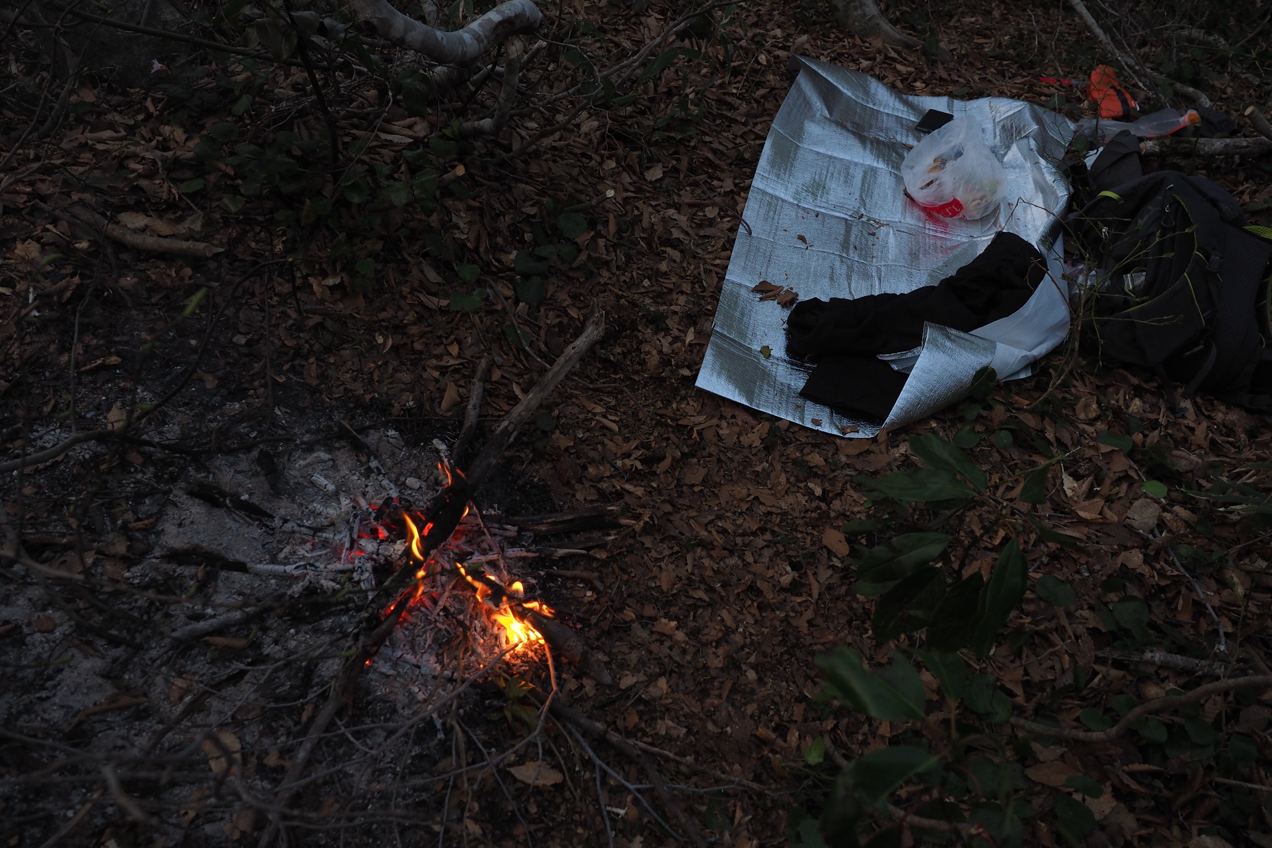 木六山・銀次郎山 こんな感じで寝ています