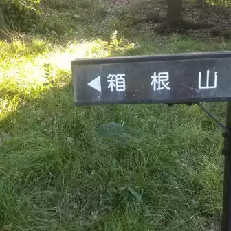戸山公園の中にあります。山らしい看板がありました。