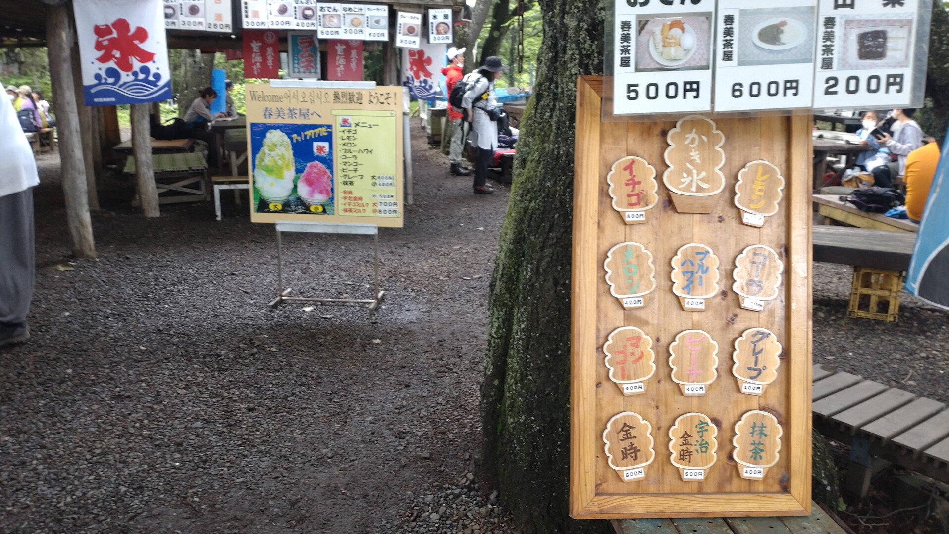 雨の合間を縫ってセブンサミッツ 高尾山 陣馬山 景信山の写真29枚目 食べませんでしたが ここのかき氷は超大盛 Yamap ヤマップ