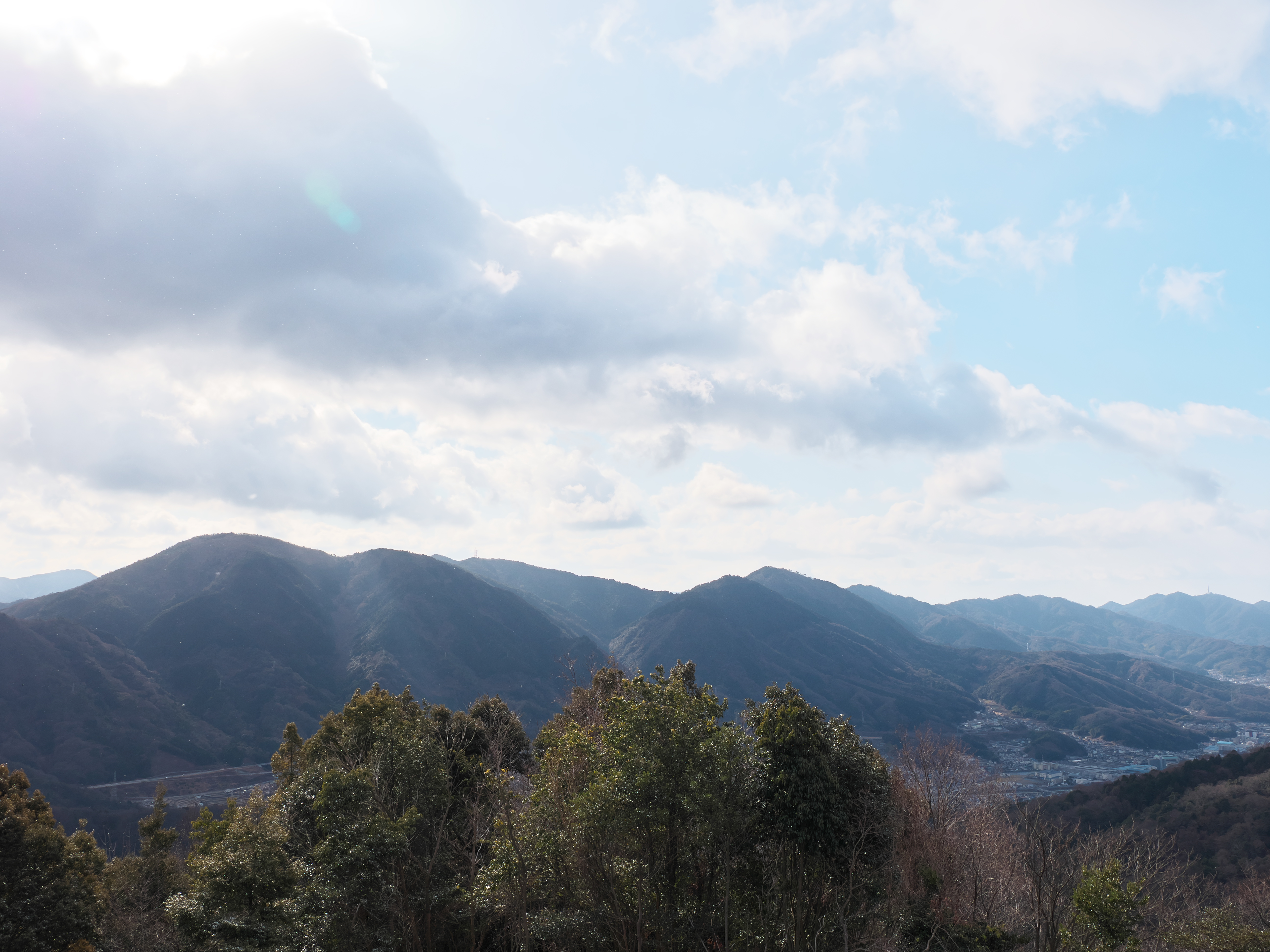 高島の山城と北陸道 城下の景観 高島の山城と北陸道 城下の景観