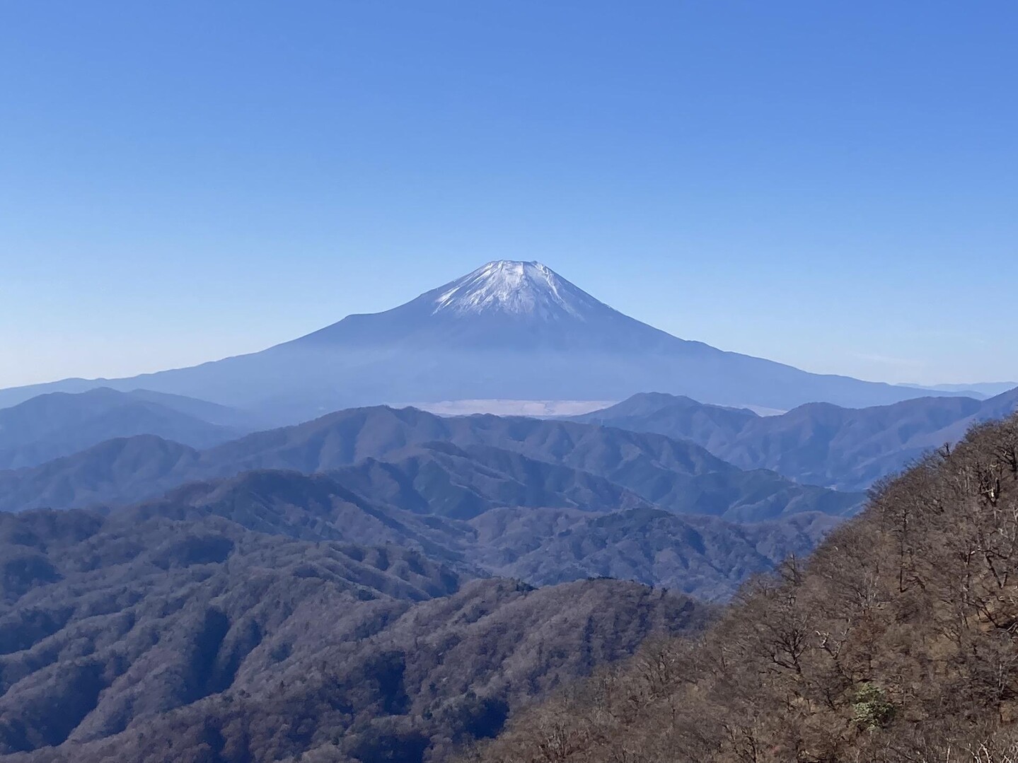 畦ヶ丸山・モロクボ沢ノ頭・バン木ノ頭・シャガクチ丸・ナメクラ沢ノ頭・水晶沢ノ頭・加入道山・前大... / nasajuさんの大室山・畦ヶ丸山