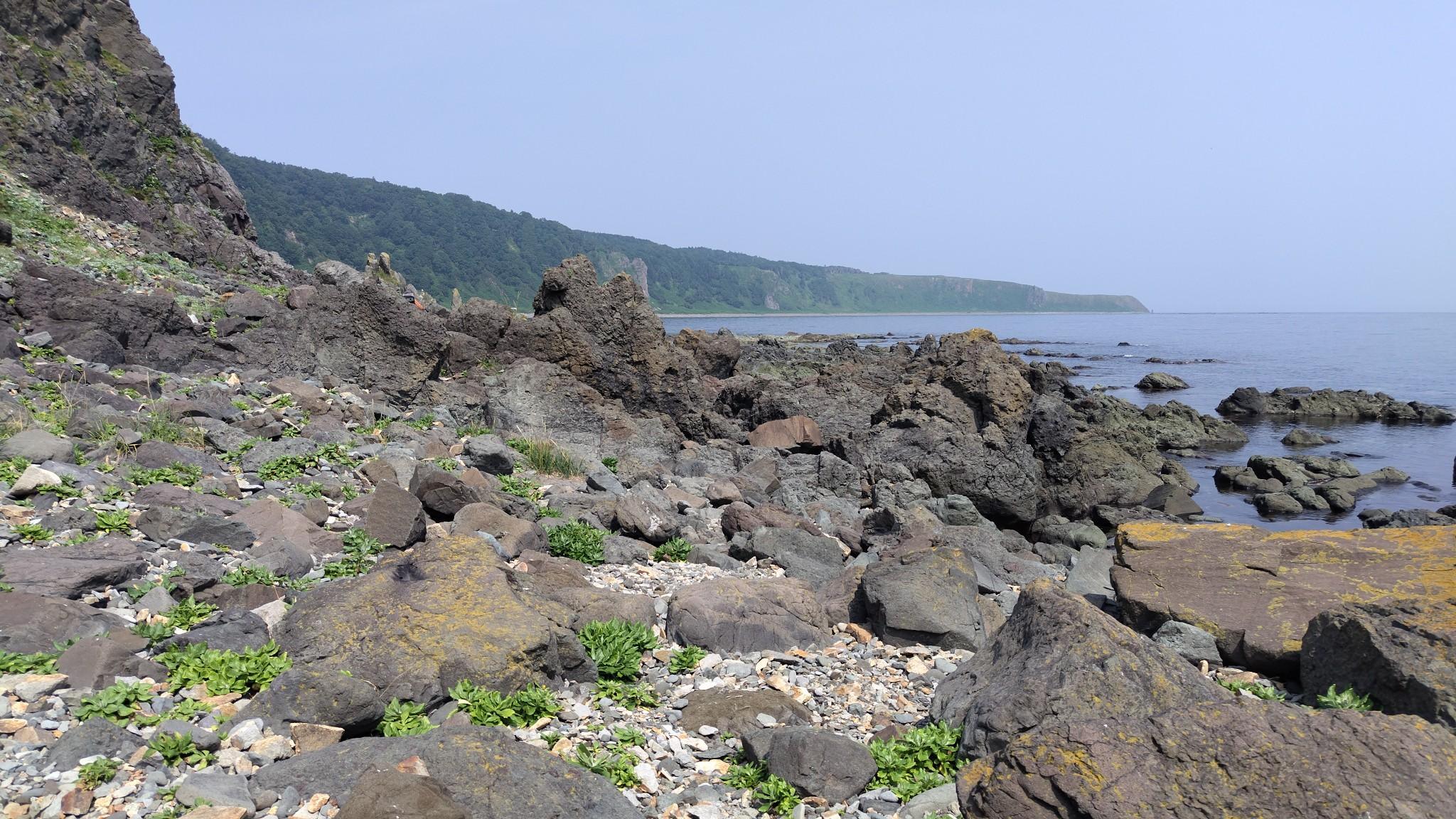 知床岬の大地が見えてきた！