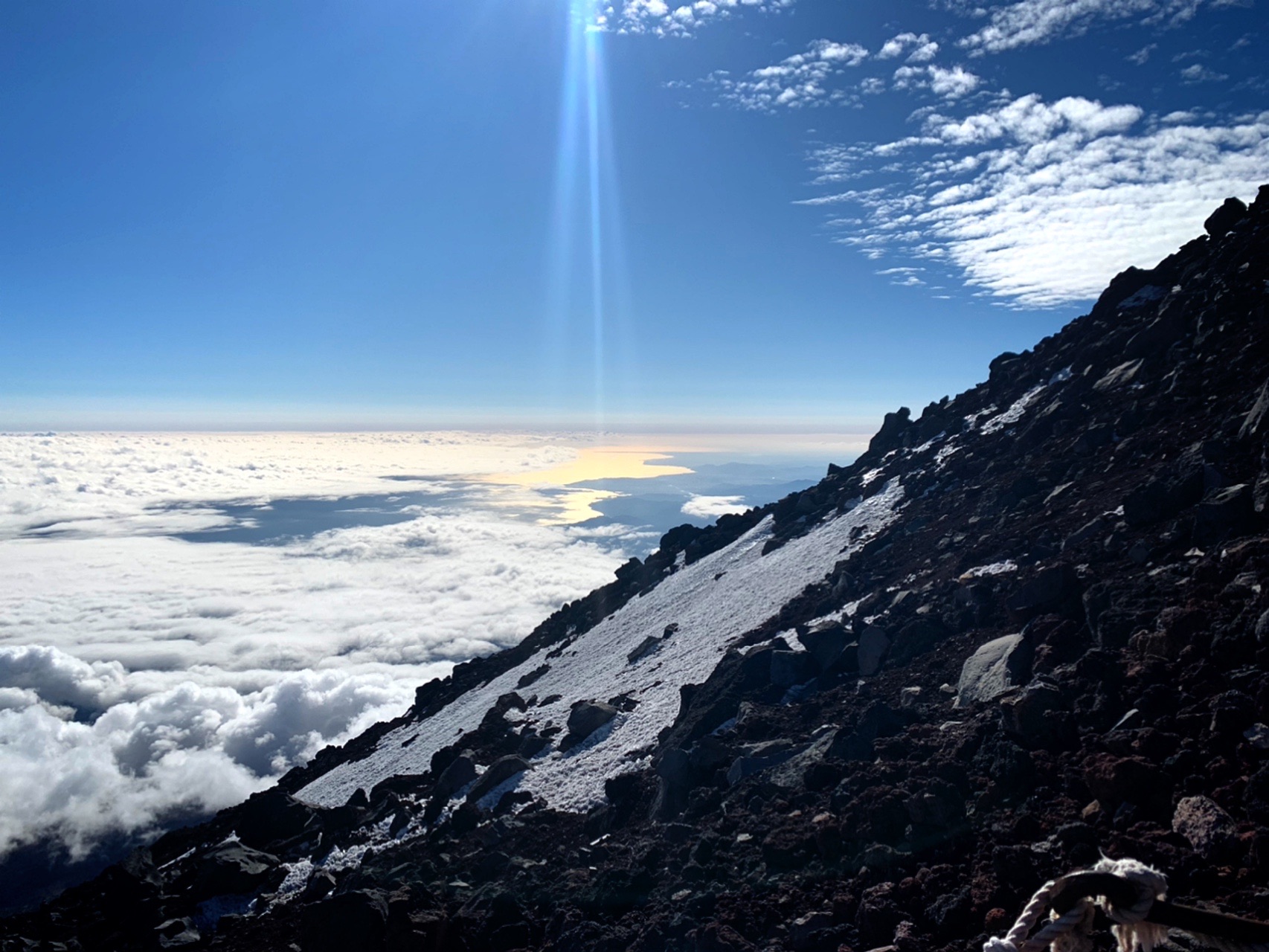 薄化粧した憧れの富士山へ 御殿場コース Akeさんの富士山の活動データ Yamap ヤマップ