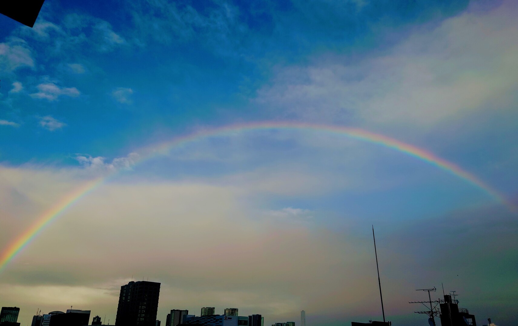 とっても綺麗な虹が出ました🌈 今日も... / 312141さんのモーメント YAMAP / ヤマップ
