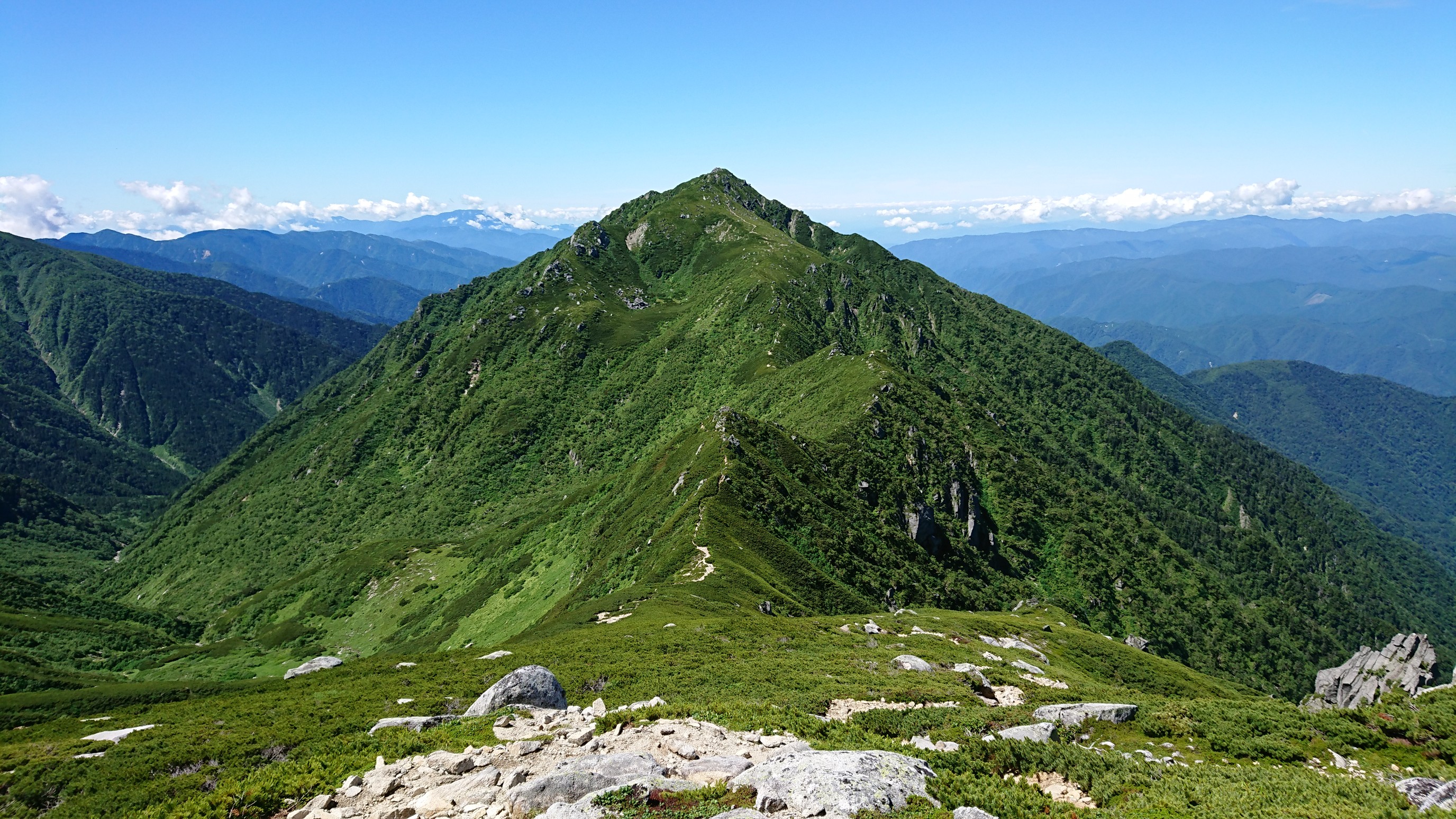 三ノ沢岳からの木曽駒ヶ岳縦走 むっとこさんの木曽駒ヶ岳 空木岳 越百山の活動日記 Yamap ヤマップ