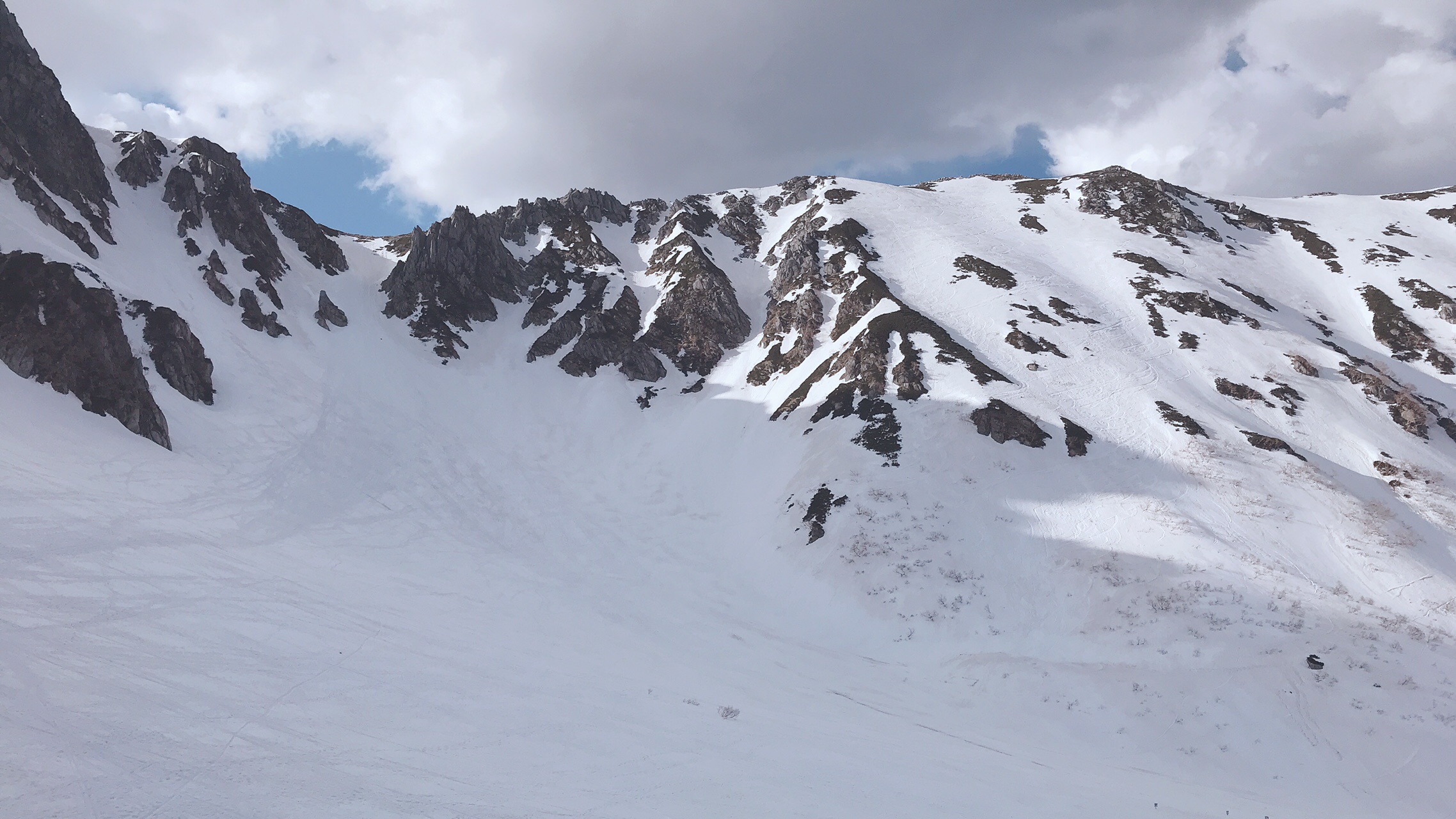 Gwでも雪の木曽駒ヶ岳 千畳敷カール わかよしさんの木曽駒ヶ岳 空木岳 越百山の活動データ Yamap ヤマップ