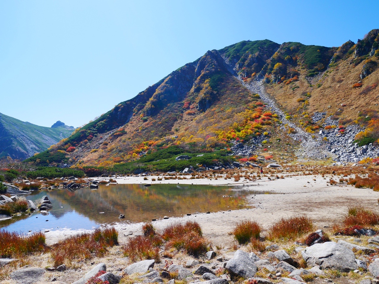 紅葉の木曽駒 千畳敷カール Jane さんの木曽駒ヶ岳 空木岳 越百山の活動データ Yamap ヤマップ