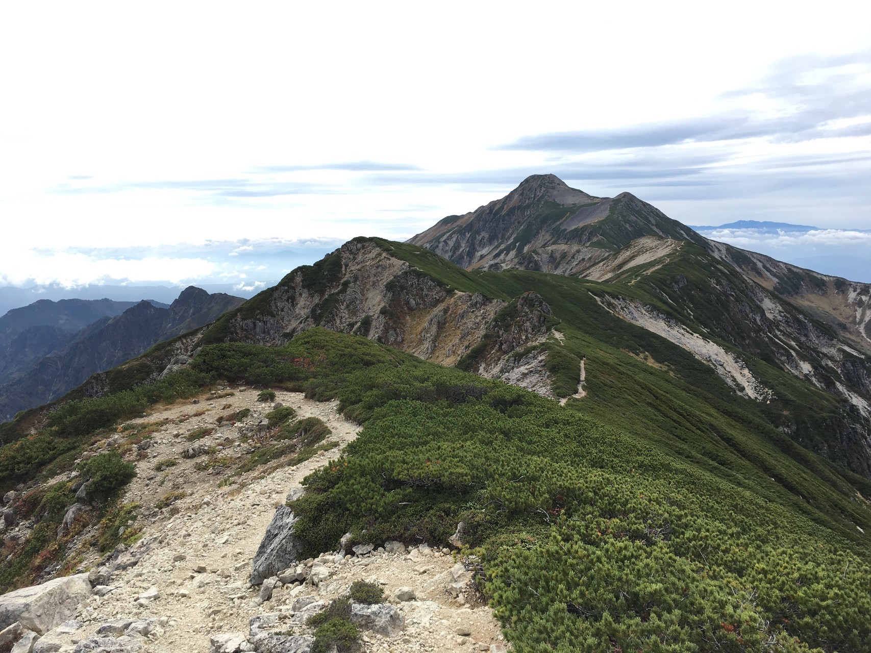 笠ヶ岳 北アルプス四大急登 笠新道を実感 Hase100さんの槍ヶ岳 穂高岳 上高地の活動日記 Yamap ヤマップ