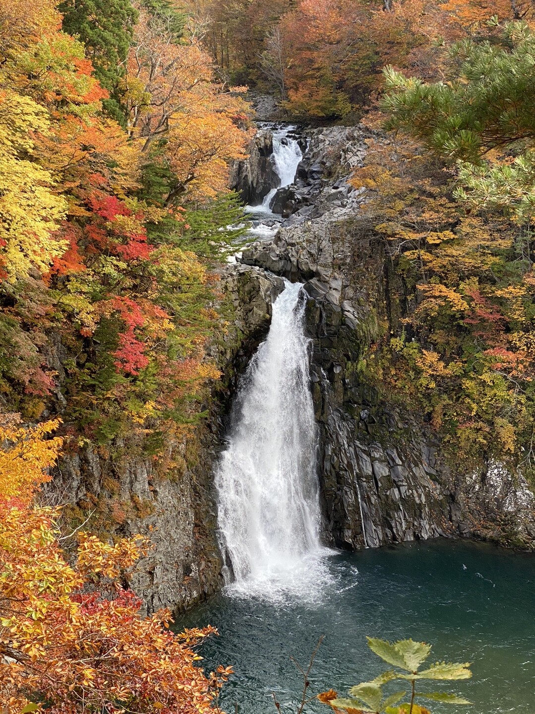 法体の滝 紅葉ハイク Tomo65さんの由利本荘市 矢島 鳥海 の活動日記 Yamap ヤマップ