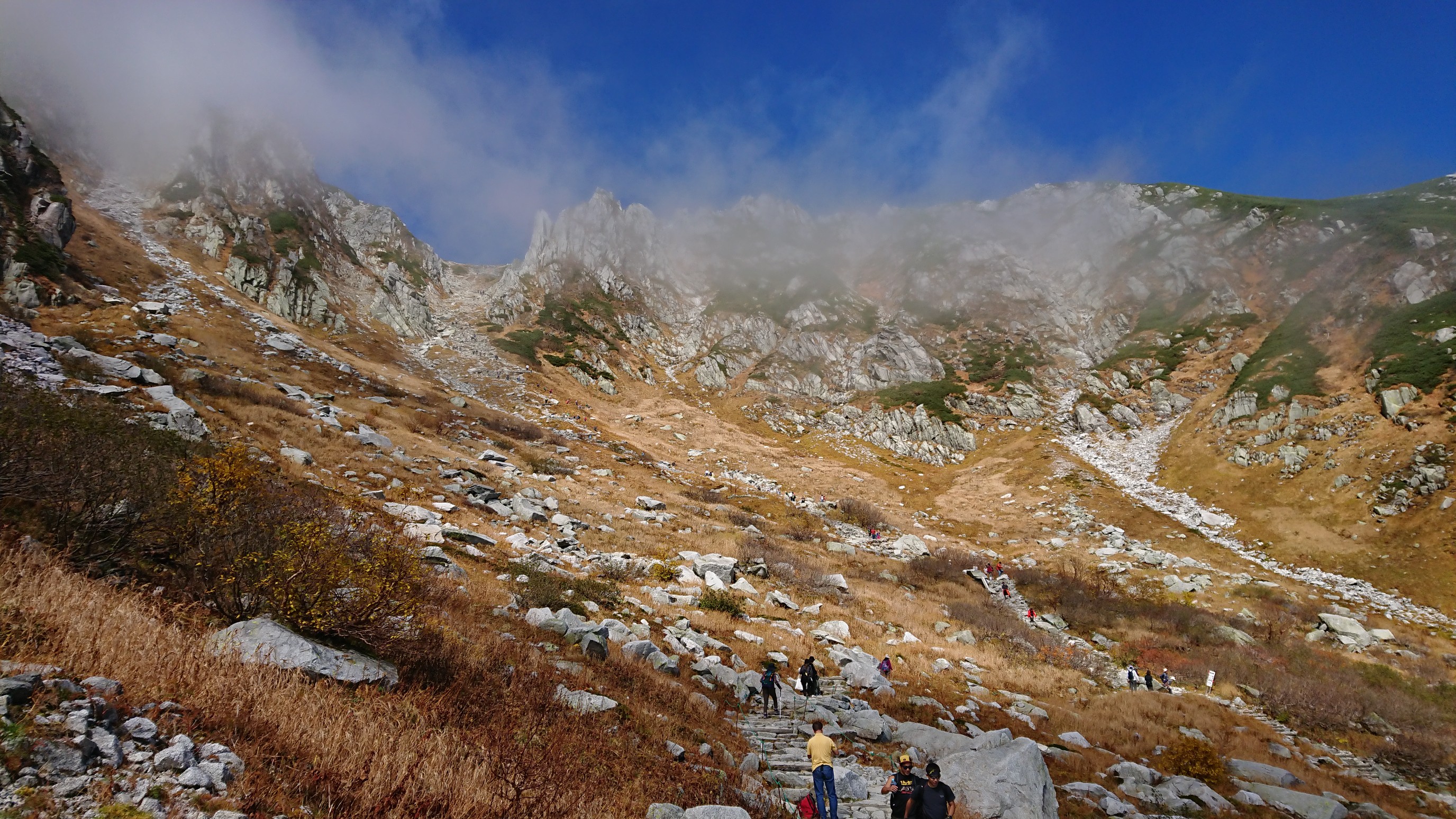 Oct11 木曽駒ケ岳 Mt Kiso Komagatake 千畳敷駅 乗越浄土 宝剣山荘ｰ駒飼ノ池 濃ヶ池ｰ八合目ｰ木曽駒ケ岳ｰ頂上山荘 ｰ中岳ｰ宝剣山荘ｰ千畳敷駅 Negi Chanさんの木曽駒ヶ岳 空木岳 越百山の活動データ Yamap ヤマップ