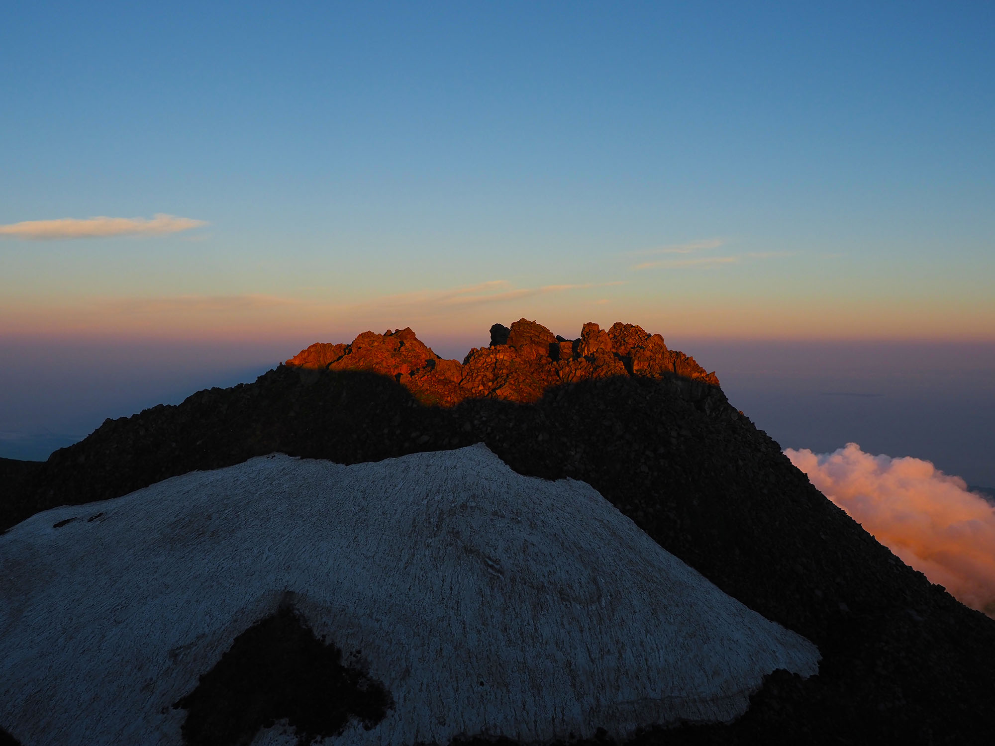 鳥海山でご来光を 山形 秋田県 Junjunさんの鳥海山 七高山 笙ヶ岳の活動データ Yamap ヤマップ