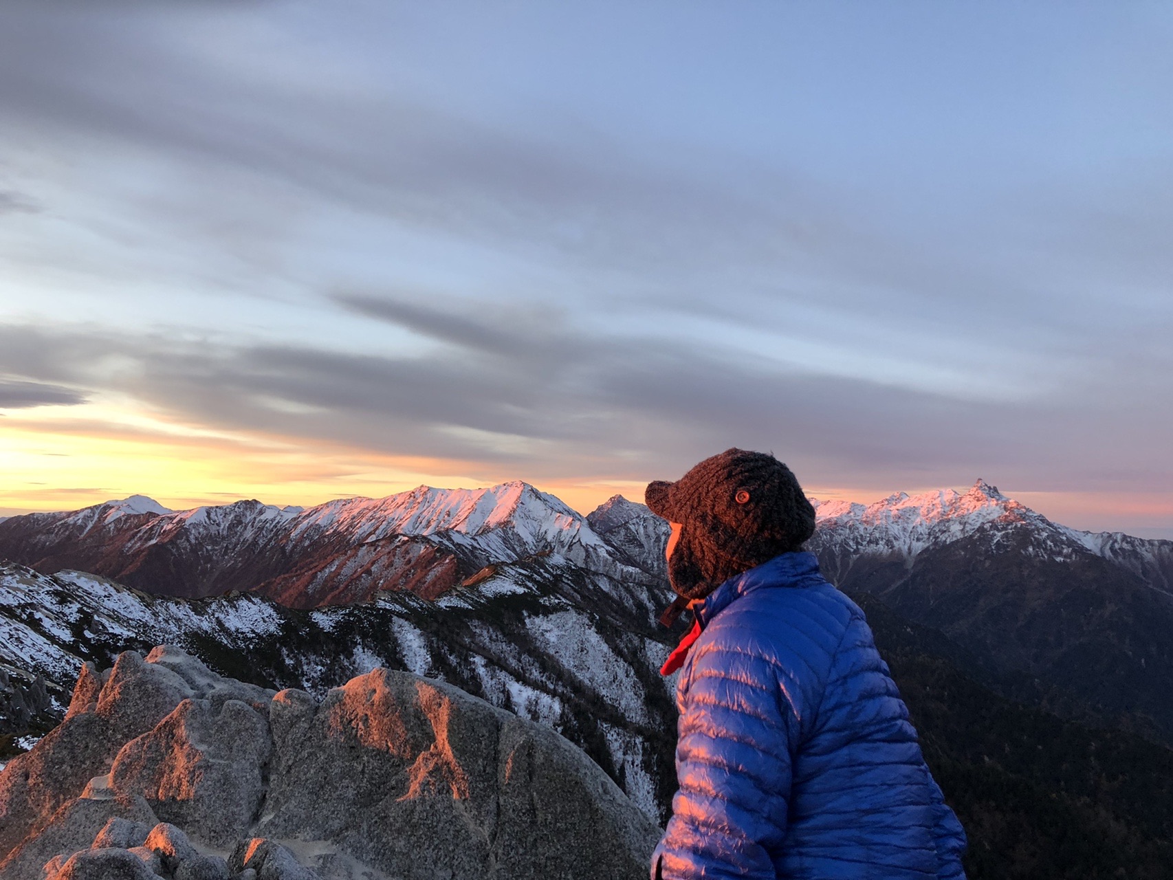 初冬 燕岳からの素敵な景色 11 3 ごへいもちさんの常念岳 大天井岳 燕岳の活動データ Yamap ヤマップ
