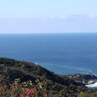 大島・御嶽山 沖ノ島見えました