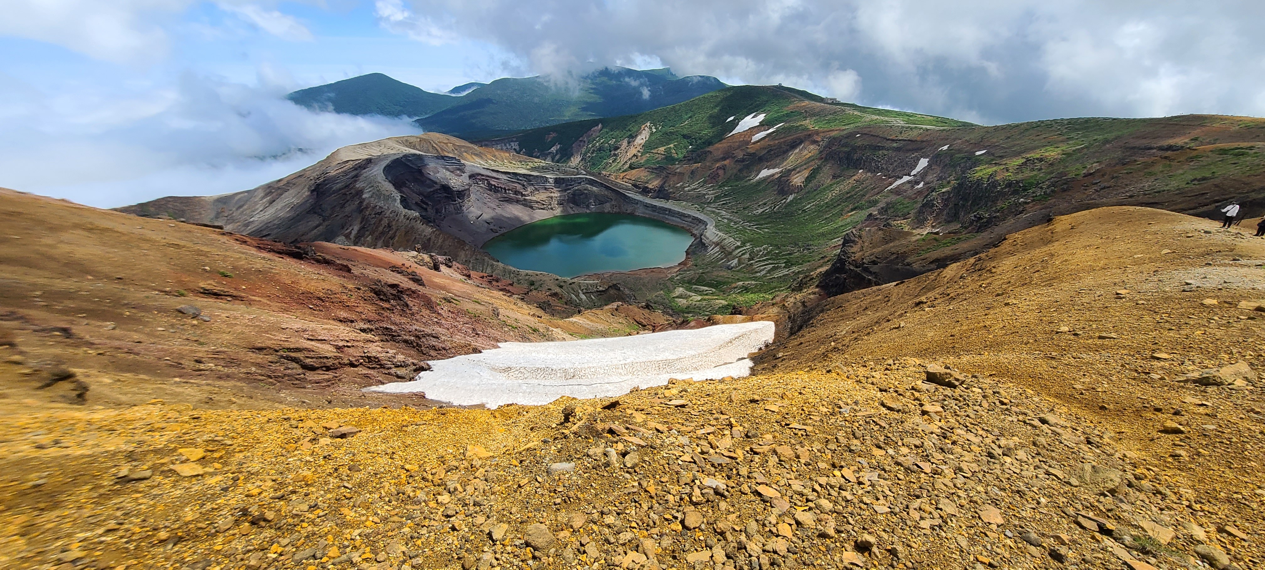 蔵王 藪まみれ 関東でも 東北でも 百名山 ５峰目 ぷろてさんの蔵王山 雁戸山 不忘山の活動データ Yamap ヤマップ