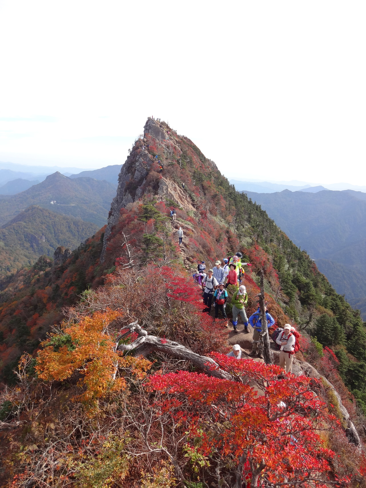 紅葉登山 石鎚山 Lattemaestroさんの石鎚山 堂ヶ森 二ノ森の活動日記 Yamap ヤマップ