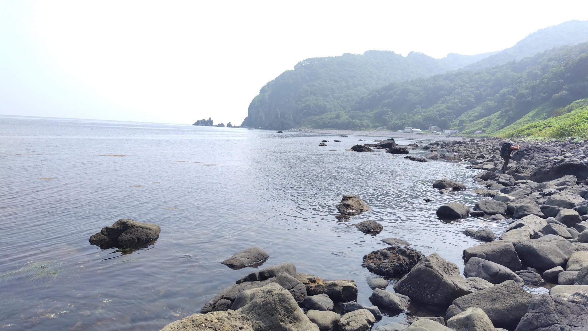最後の難所、観音岩が見えてきた。