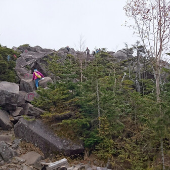 絶景！北八ヶ岳 にゅう～高見石 / まりんさんの蓼科山・横岳・縞枯山の