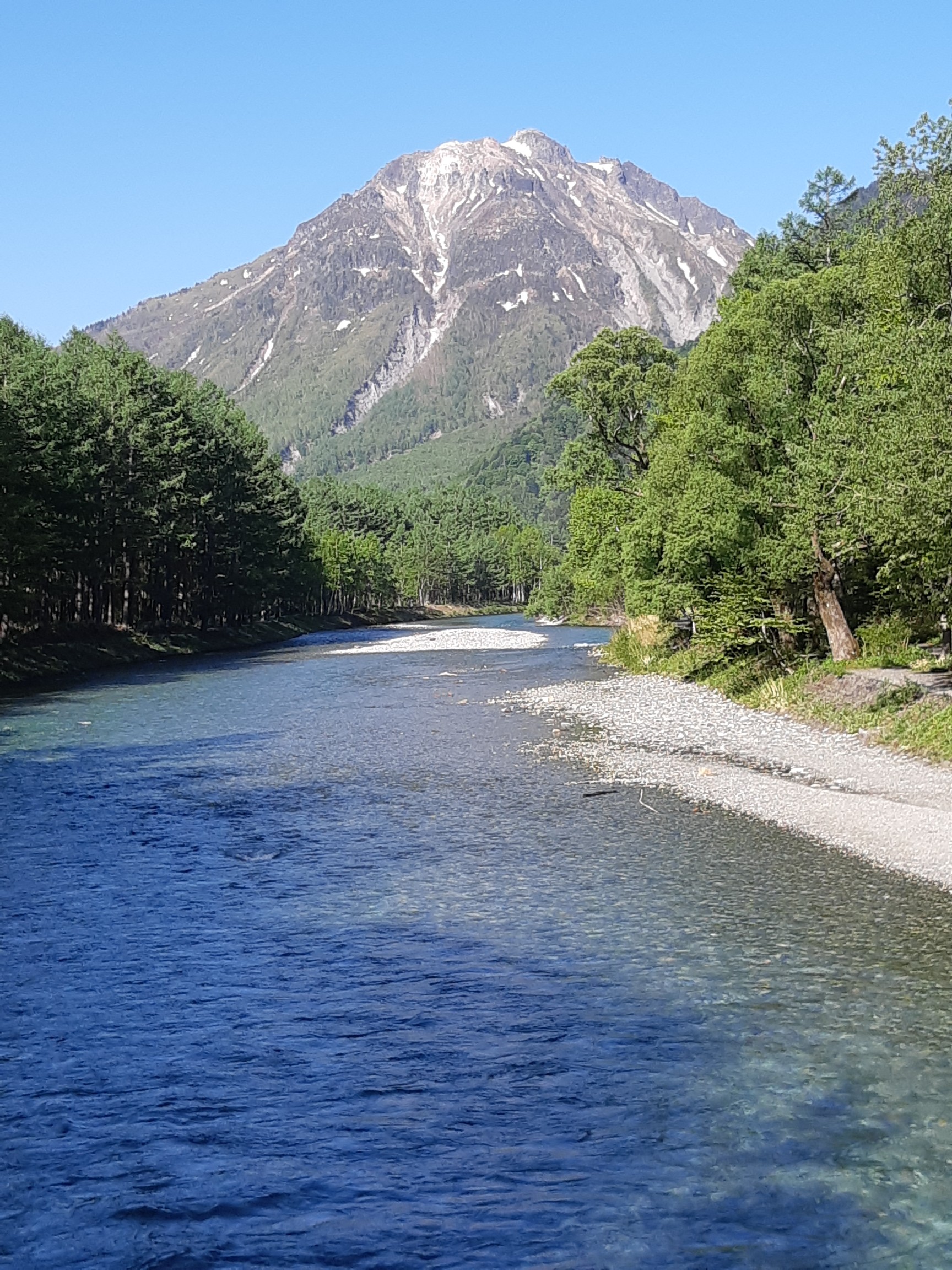 初めての上高地から焼岳へ 令和初のアルプス 00m Yasu1210mさんの槍ヶ岳 穂高岳 上高地の活動日記 Yamap ヤマップ