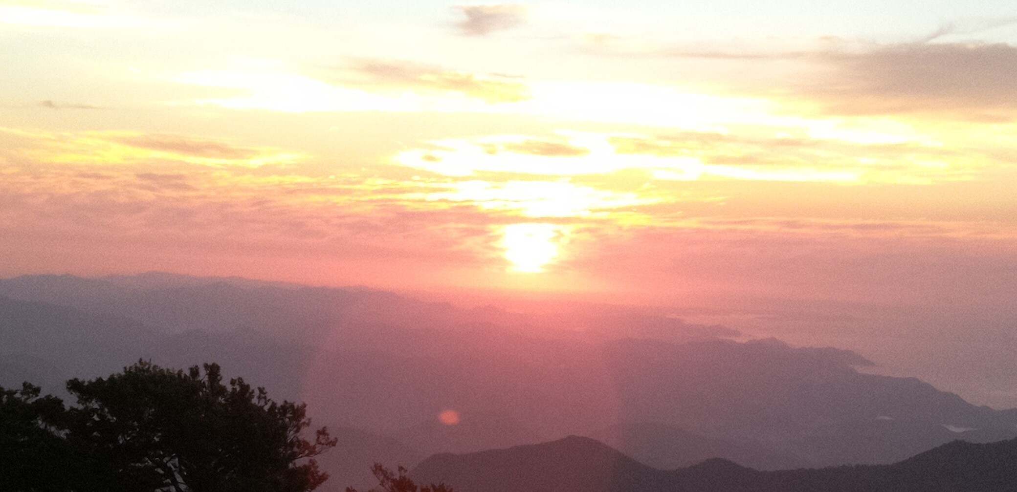 大台ヶ原山　御来光