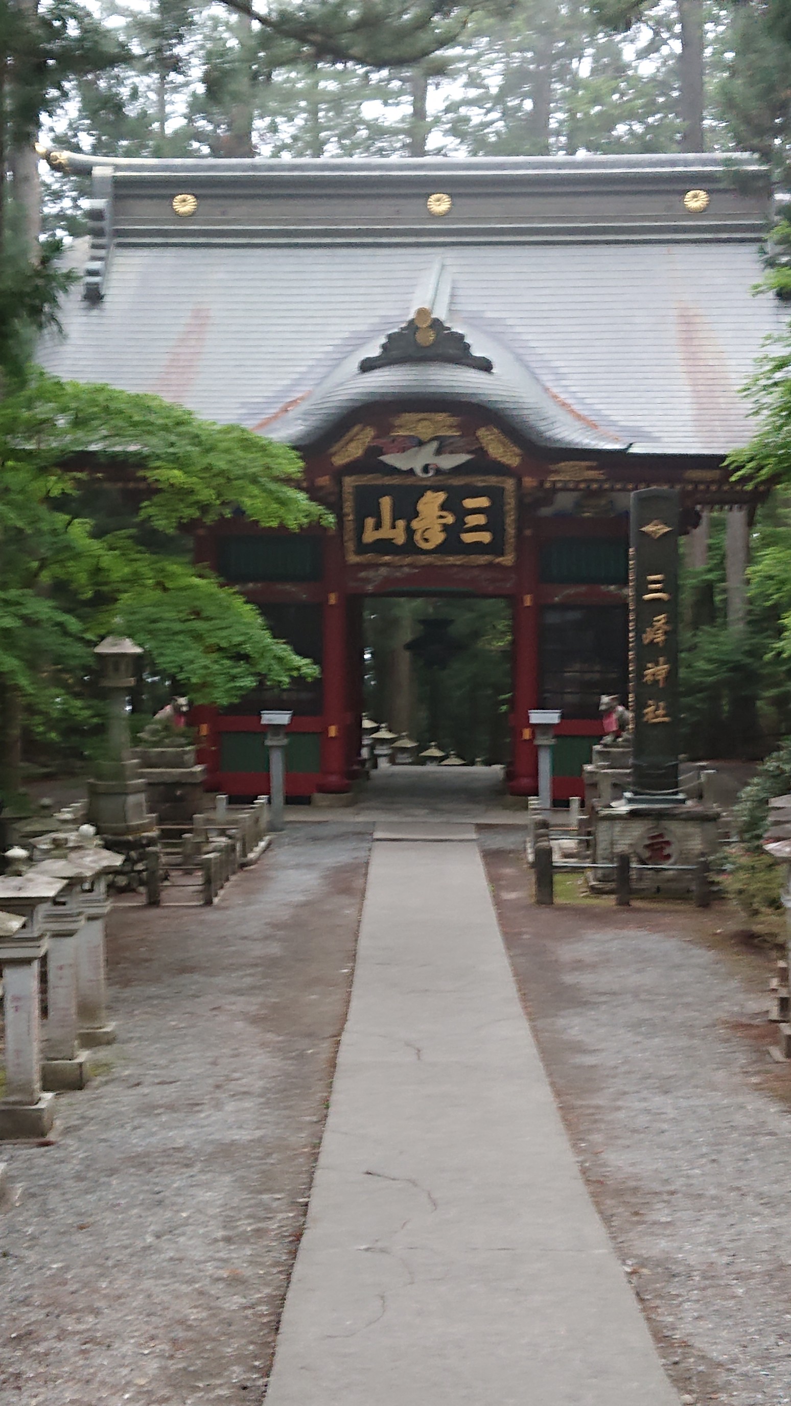 三峯神社に御朱印 ニャンダフルさんの和名倉山 笠取山 東仙波の活動日記 Yamap ヤマップ