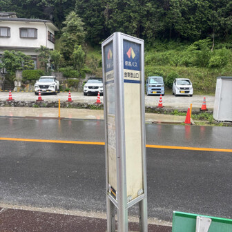 今日は行きも帰りも南海バス