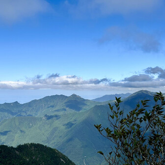 瓶ヶ森・伊予富士 新居浜方面