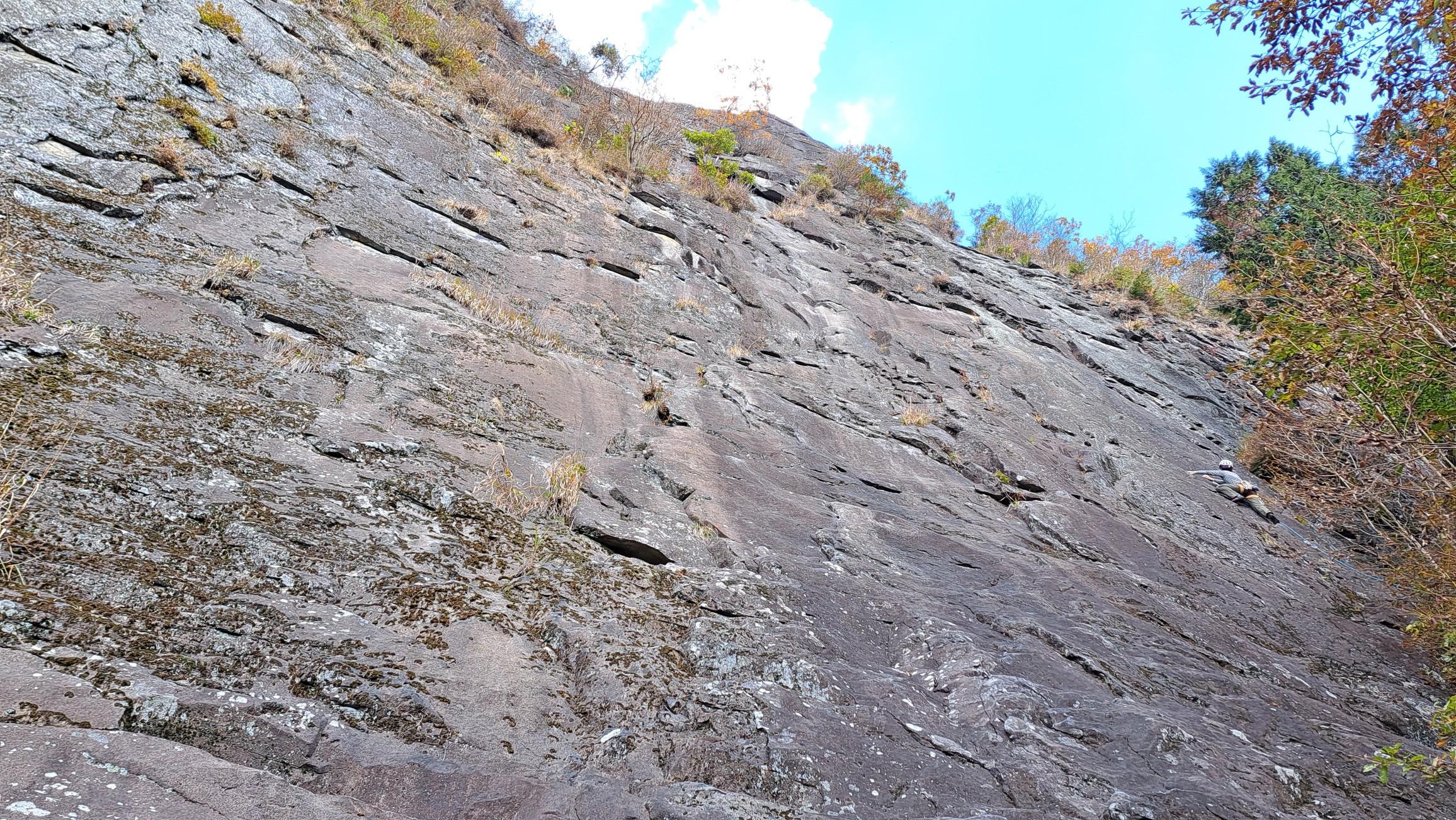 クライミング中🧗