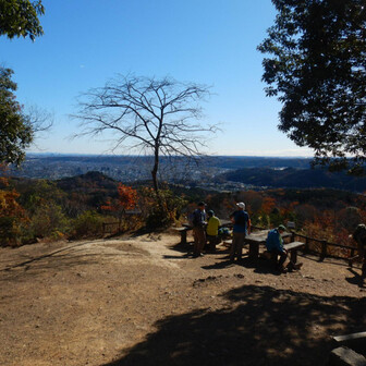 山頂の柿２つ残ってる！