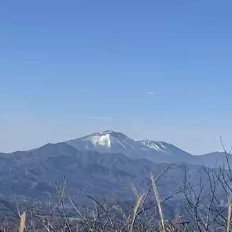 浅間山。思ったほど白くないですね。