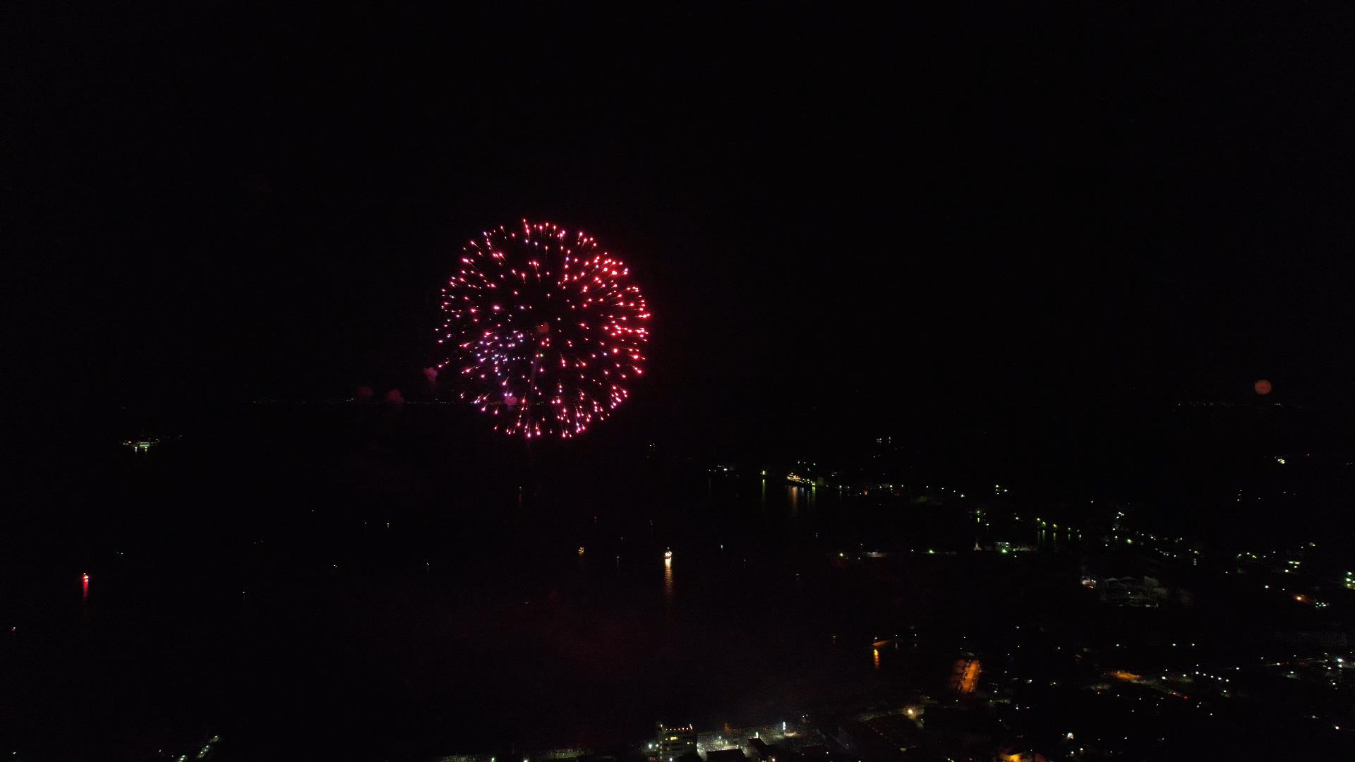 玉野花火大会 大仙山より 22 08 07 Keitaさんの玉野市の活動データ Yamap ヤマップ