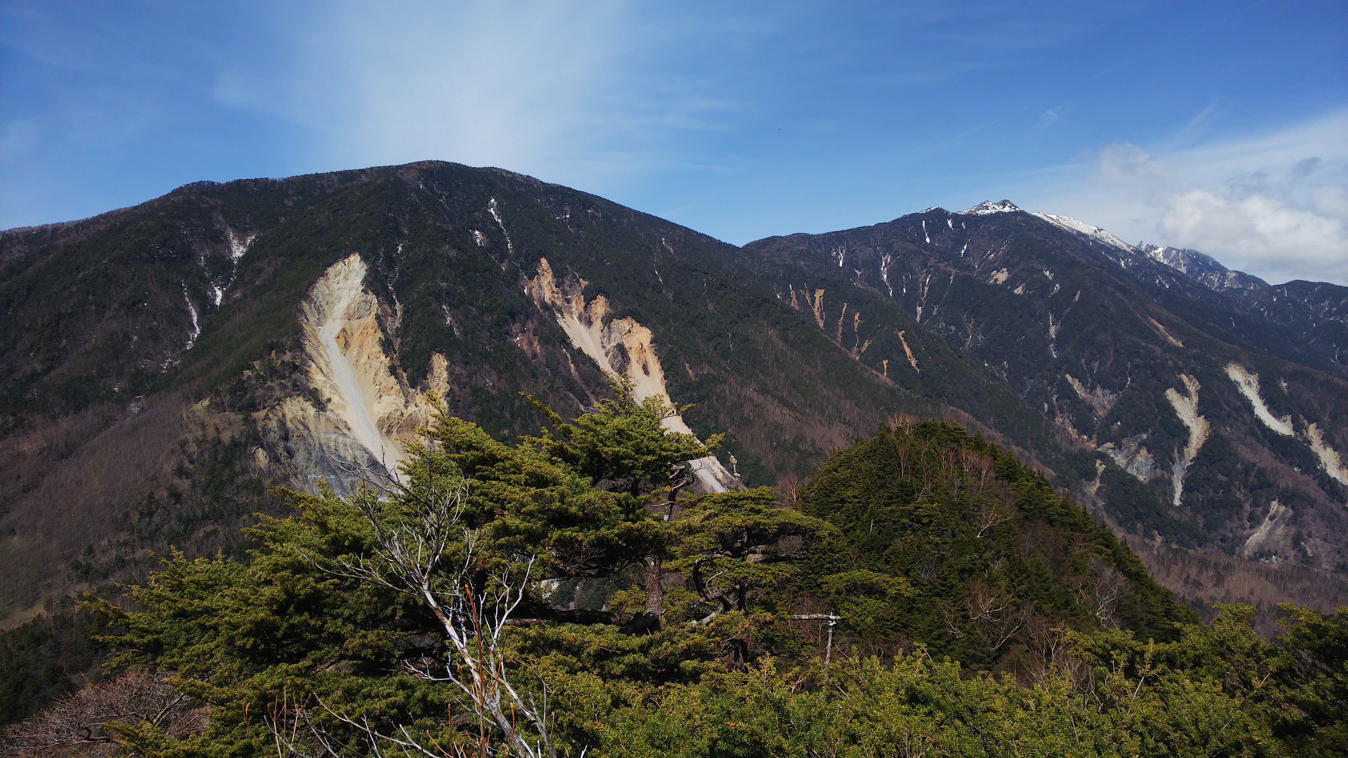 富士山 鳳凰三山を眺めに ᵕᴗᵕ In千頭星山 ミッキー ॱさんの鳳凰山 地蔵岳 観音岳 薬師岳の活動データ Yamap ヤマップ