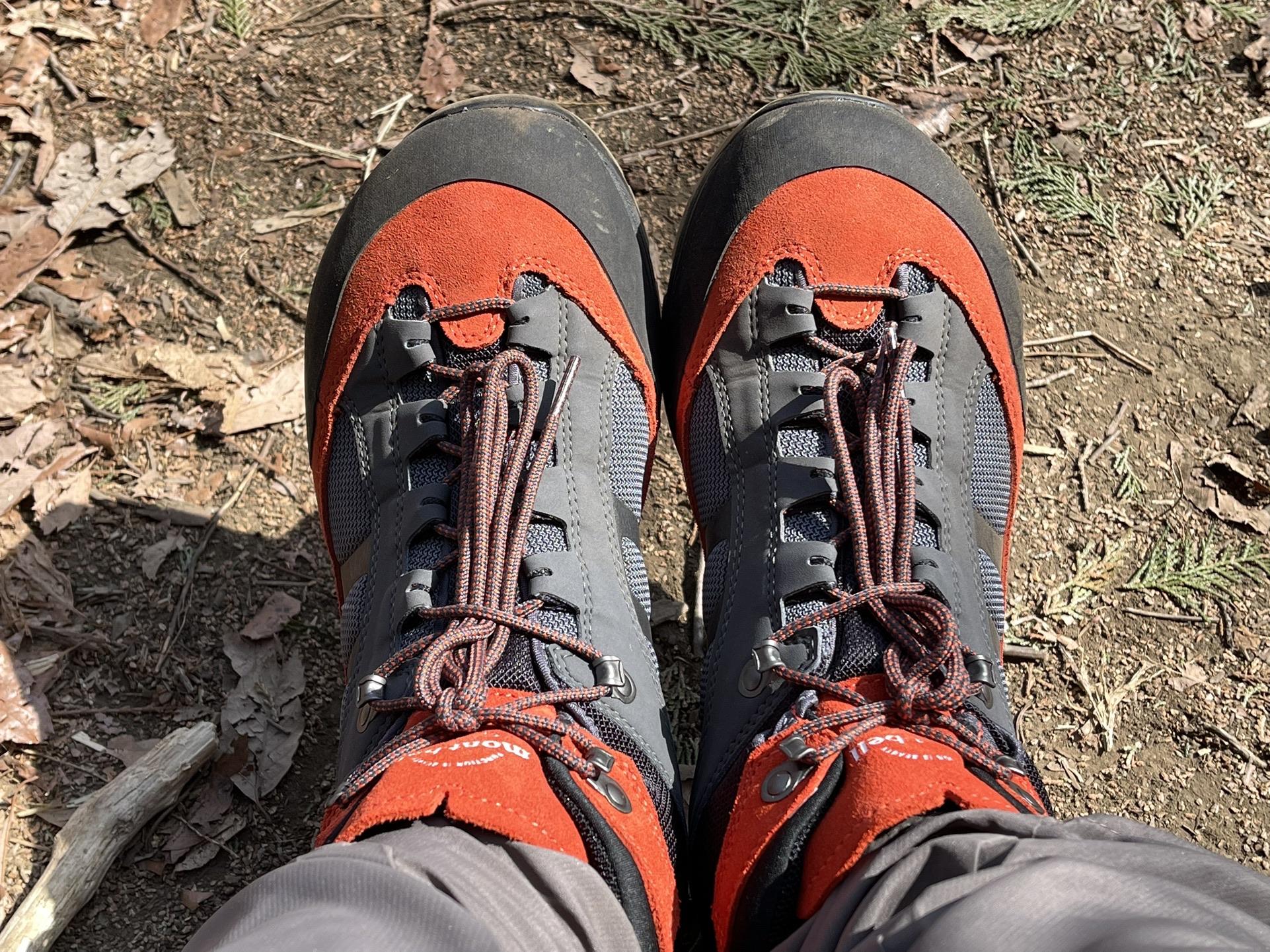 mont.bell モンベル　マウンテンクルーザー600 Men’s オレンジ mont-bell (モンベル) トレッキングシューズ メンズ SIZE 27.5cm