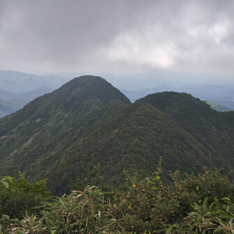 ここから先の稜線には登山道無し