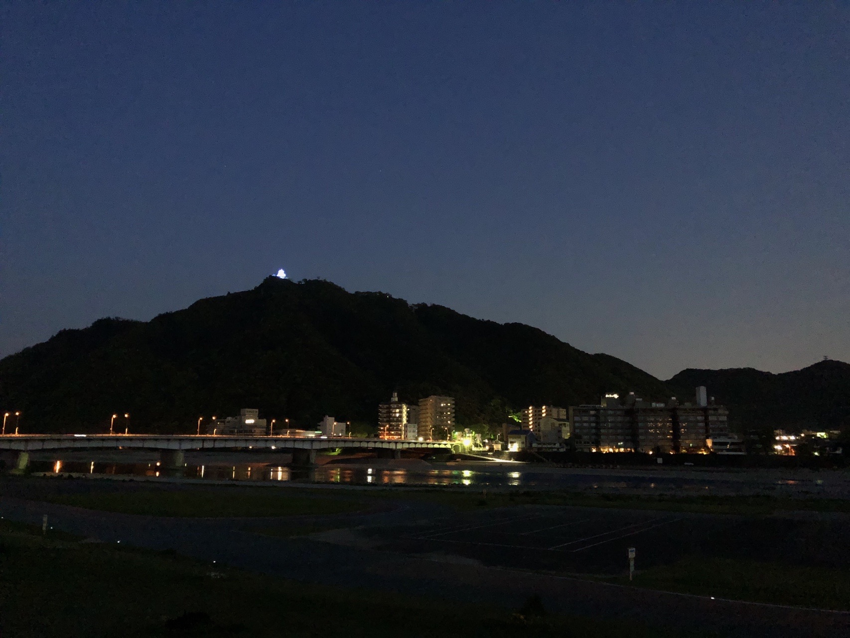 岐阜城ブルーライトアップ 04 30 Akiramさんの岐阜市 大垣市の活動データ Yamap ヤマップ