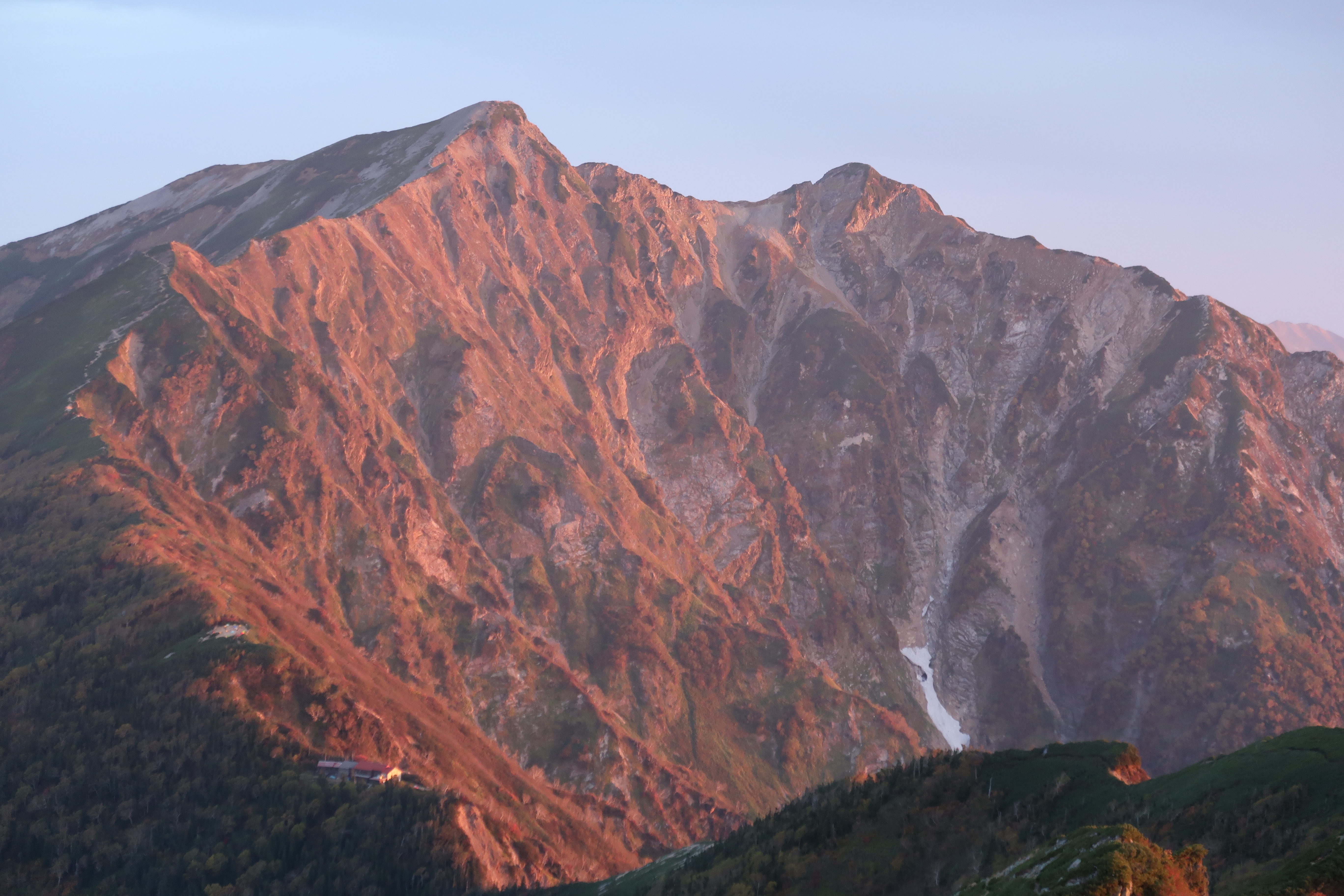遠見尾根から五竜岳 鹿島槍ヶ岳を踏んで扇沢まで シゲラッチョさんの鹿島槍ヶ岳 五竜岳 五龍岳 唐松岳の活動データ Yamap ヤマップ