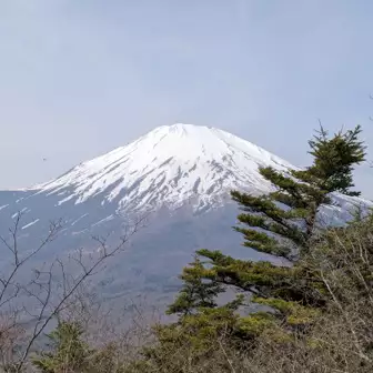 展望台では富士山方面が開けてご覧のとおり