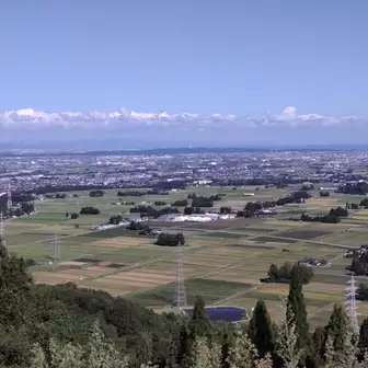 猿倉山山頂からの景色
今日はいい天気、見晴らしがとっても良いです