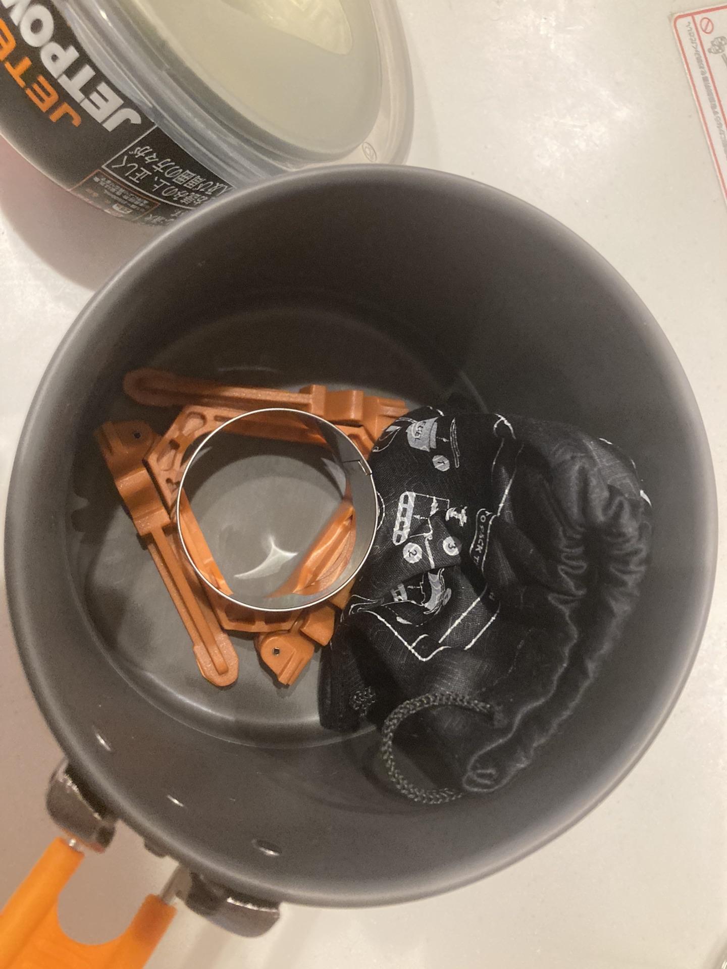 JETBOILスタッシュ　おまけ風防•ガス付き JETBOILスタッシュ おまけ風防•ガス付き JETBOIL STASH - 宗像山