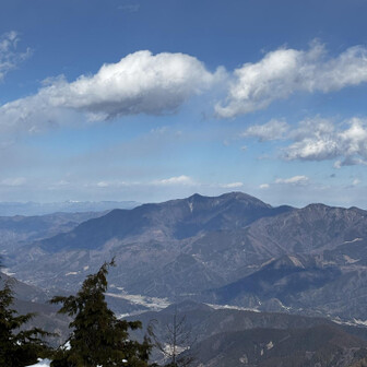 山伏・八紘嶺・笹山 毛無方面