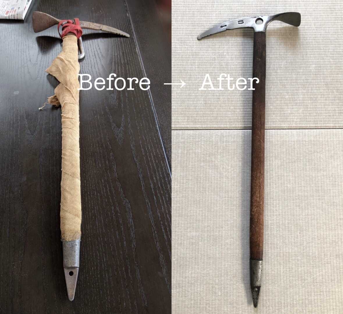 父が昔使っていたピッケルを発掘しました⛏ / natsumiさんの 父が昔使っていたピッケルを発掘しました⛏ / natsumiさんの